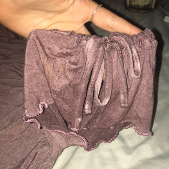 Lilac off the shoulder top - Picture 3 of 5